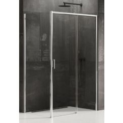 New Trendy Prime zuhanykabin 120x80 cm négyszögletes króm fényes/átlátszó üveg D-0303A/D-0123B