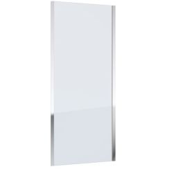 Omnires Bronx zuhanyfal 90 cm alumínium /átlátszó üveg 10P90CRTR