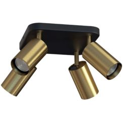 Nowodvorski Lighting Eye Spot mennyezeti lámpa 4x10 W fekete-sárgaréz 8820