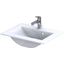 Oristo Silver mosdótál 60x45 cm négyszögletes beépíthető fehér UME-SI-60-92