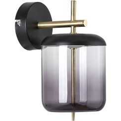 Rabalux Delice oldalfali lámpa 1x6 W fekete-füst színű -barna 5025