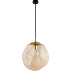 TK Lighting Sol függőlámpa 1x15 W arany-borostyán 4261