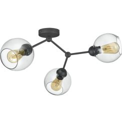 TK Lighting Fairy mennyezeti lámpa 3x15 W fekete 4372