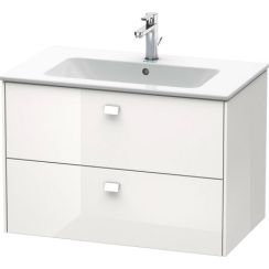 Duravit Brioso szekrény 82x47.9x55.3 cm Függesztett, mosdó alatti fehér BR410202222