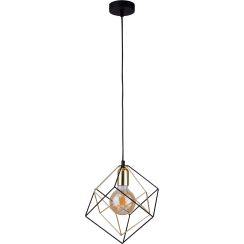 TK Lighting Alambre függőlámpa 1x60 W fekete-arany 2777