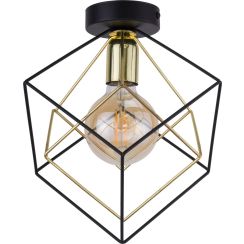 TK Lighting Alambre mennyezeti lámpa 1x60 W fekete-arany 2702
