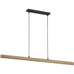 TK Lighting Rollo függőlámpa 1x30 W fekete-fa 4194