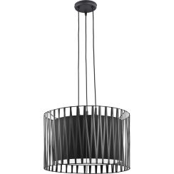 TK Lighting Harmony függőlámpa 3x25 W fekete 1655