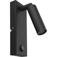 TK Lighting Enzo oldalfali lámpa 1x3 W fekete 4484