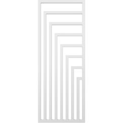 Terma Angus V fürdőszoba radiátor dekoratív 162x60 cm fehér WGANG162060K916Y1