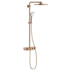 Grohe Euphoria zuhany készlet fal termosztáttal trópusi zuhany opcióval Brushed Warm Sunset 26507DL0