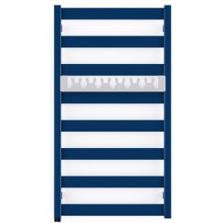 Terma Vivo fürdőszoba radiátor íves 67x30 cm fehér WZVON067030K916S1U