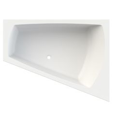 Hoesch Largo sarokkád 180x140 cm jobboldali fehér 3706.010
