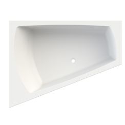 Hoesch Largo sarokkád 180x140 cm baloldali fehér 3705.010
