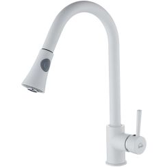 Laveo Daru konyhai csaptelep álló fehér BLD669D