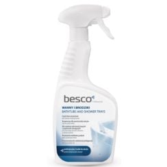 Besco Professional tisztítószer fürdőkádakhoz, zuhanytálcákhoz és kabinokhoz 500 ml SR-W-B
