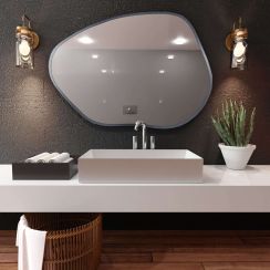 Smartwoods Tiny Borderbright tükör 100x72 cm világítással ezüst 5904107901268