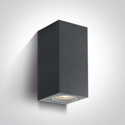 One Light kültéri fali lámpa 2x7 W antracit 67426A/AN