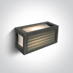 One Light kültéri fali lámpa 1x15 W antracit 67420A/AN