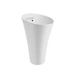 LaVita Soft mosdótál 42.5x42.5 cm ovális térben álló fehér 5900378308089