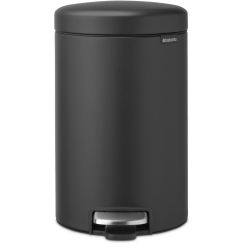 Brabantia NewIcon szemeteskosár 12 l fekete-szürke 113802