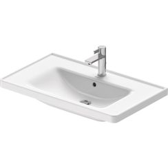 Duravit D-Neo mosdótál 80x48 cm négyszögletes beépíthető fehér 2367800000