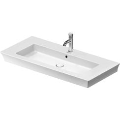 Duravit White Tulip mosdótál 105.5x49 cm négyszögletes beépíthető fehér 2363100000