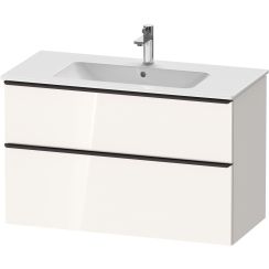 Duravit D-Neo szekrény 101x46.2x62.5 cm Függesztett, mosdó alatti fehér DE436302222