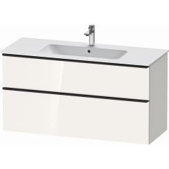 Duravit D-Neo szekrény 121x46.2x62.5 cm Függesztett, mosdó alatti fehér DE436402222