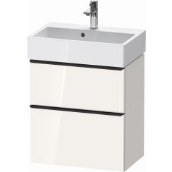 Duravit D-Neo szekrény 58.4x37.2x62.5 cm Függesztett, mosdó alatti fehér DE432902222