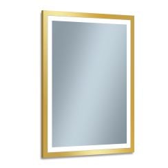 Venti Luxled Gold tükör 60x80 cm négyszögletes világítással arany 5907459662726