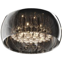 Zuma Line Crystal mennyezeti lámpa 6x42 W króm-füst színű -kristály C0076-06X-F4FZ