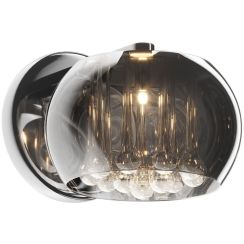 Zuma Line Crystal oldalfali lámpa 1x42 W króm-füst színű -kristály W0076-01D-F4FZ