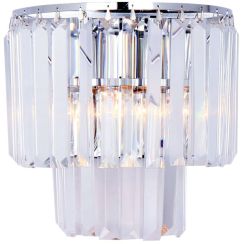 Zuma Line Amedeo oldalfali lámpa 2x40 W króm-kristály 17106/2W-CHR