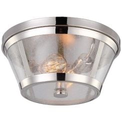 Elstead Lighting Harrow mennyezeti lámpa 2x60 W nikkel FE-HARROW-F