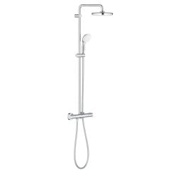 Grohe Bau zuhany készlet fal termosztáttal trópusi zuhany opcióval króm 26699000