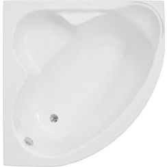 Polimat Standard sarokkád 130x130 cm baloldali fehér 00219