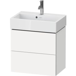 Duravit L-Cube szekrény 58.4x39.1x54.4 cm Függesztett, mosdó alatti fehér LC621901818