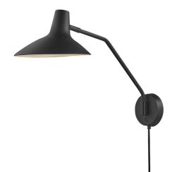 Nordlux Darci oldalfali lámpa 1x25 W fekete 2120551003