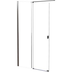 Besco Vayo zuhanyfal ajtóval 120 cm króm fényes/átlátszó üveg VY-120-200C