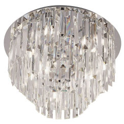 MaxLight Monaco mennyezeti lámpa x40 W króm-átlátszó C0136