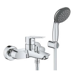 Grohe Start kád és zuhany csaptelep fali StarLight Chrome 23413002