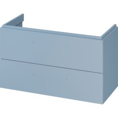 Cersanit Larga szekrény 99.4x44.4x57.2 cm Függesztett, mosdó alatti kék S932-077
