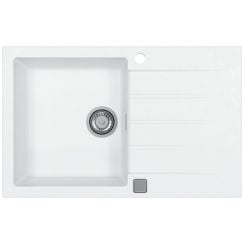 Alveus Cadit gránit mosogató 79x50 cm fehér 1132022