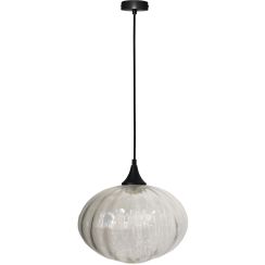 Ledea Exeter függőlámpa 1x40 W fekete-átlátszó 50101277