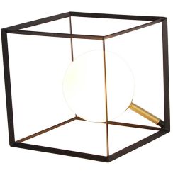 Ledea Weert asztali lámpa 1x28 W fekete-arany 50501049