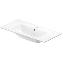 Duravit ME by Starck mosdótál 103x49 cm négyszögletes klasszikus-beépíthető-pulttal együtt fehér 23361000601