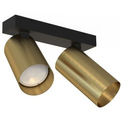 Nowodvorski Lighting Mono mennyezeti lámpa 2x10 W fekete-sárgaréz 7782