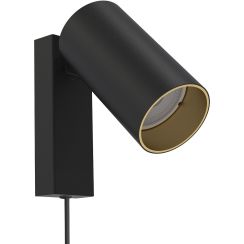 Nowodvorski Lighting Mono oldalfali lámpa 1x10 W fekete-arany 7765