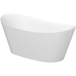 Cersanit Inverto térben álló kád 170x80 cm ovális fehér S301-339